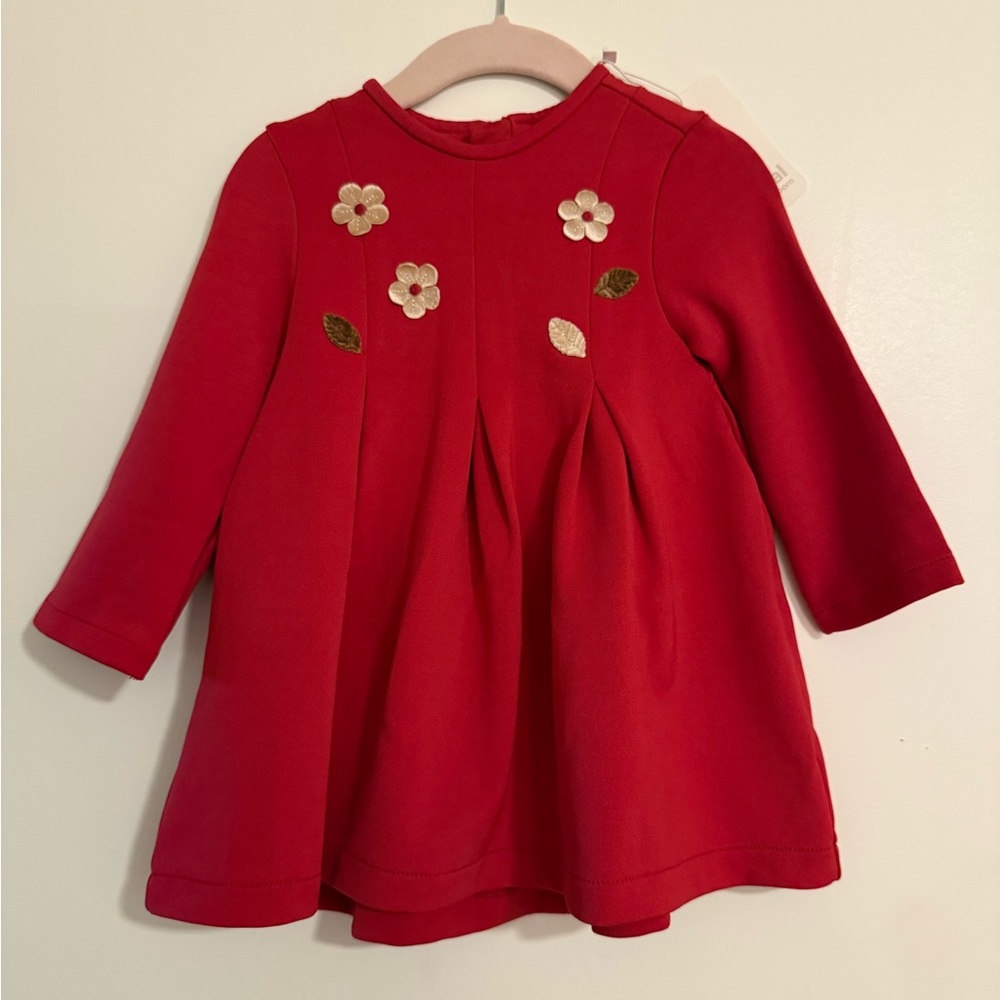 Mayoral Red Floral Dress